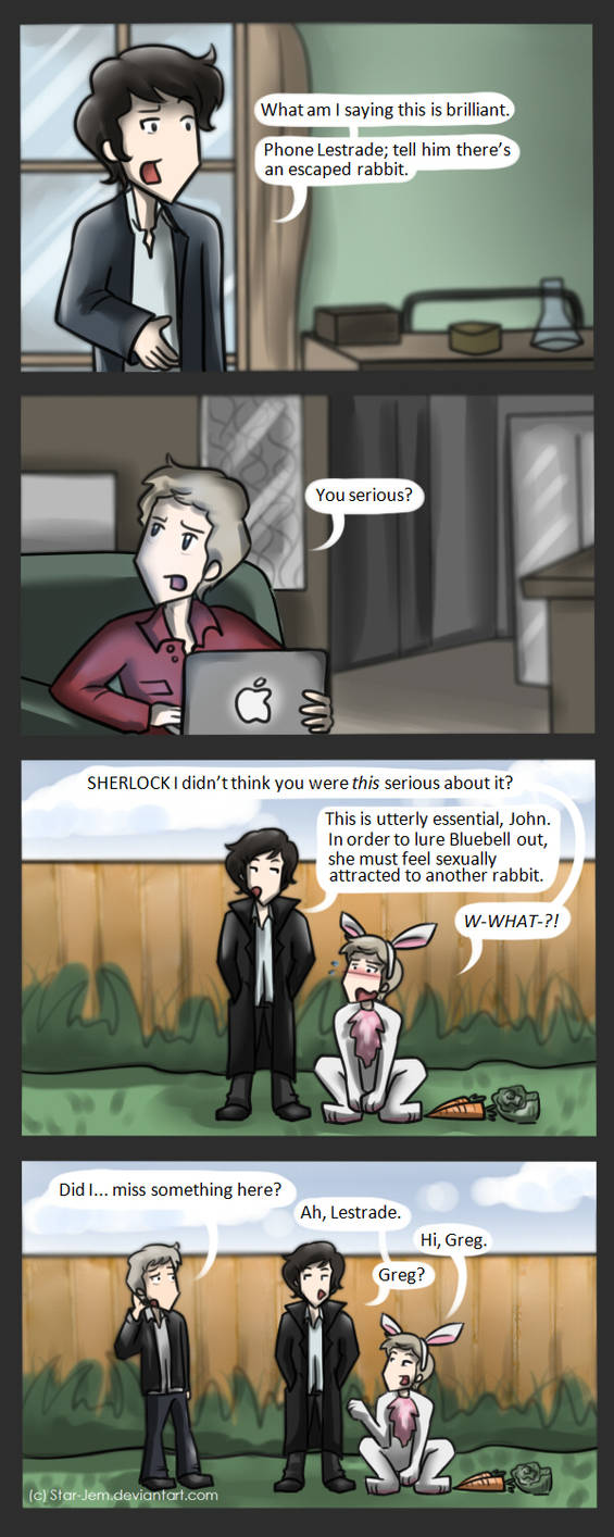 Sherlock: The Case of the Escaped Rabbit by Star-Jem on DeviantArt