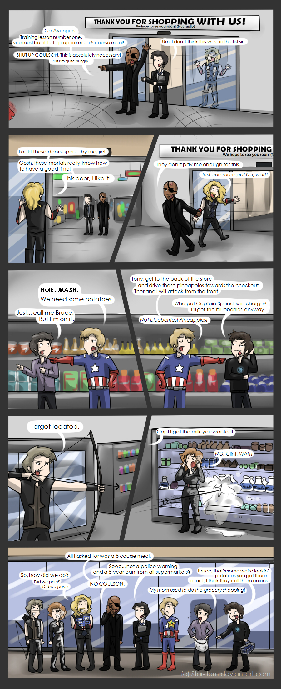 Avengers - 5 course disaster