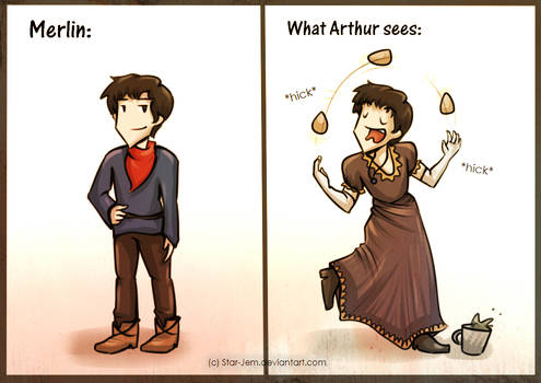 How Arthur sees Merlin