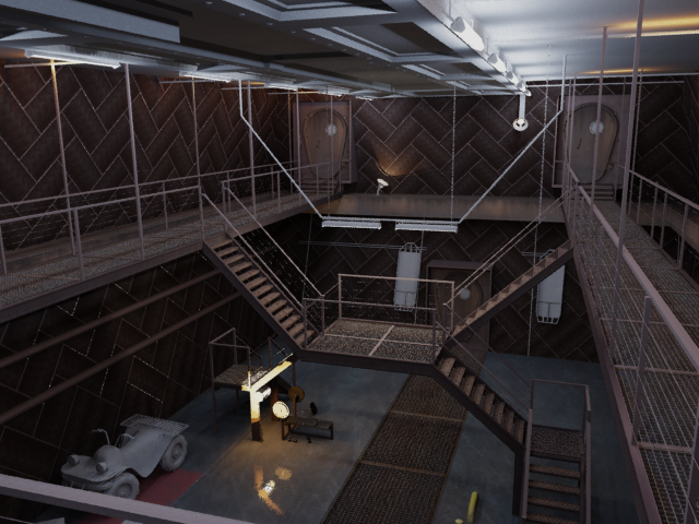 pic Sci Fi Spaceship Cargo Bay wip serenity cargo bay by daffyflyer
