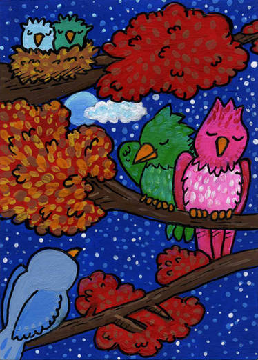 Birds in Fall