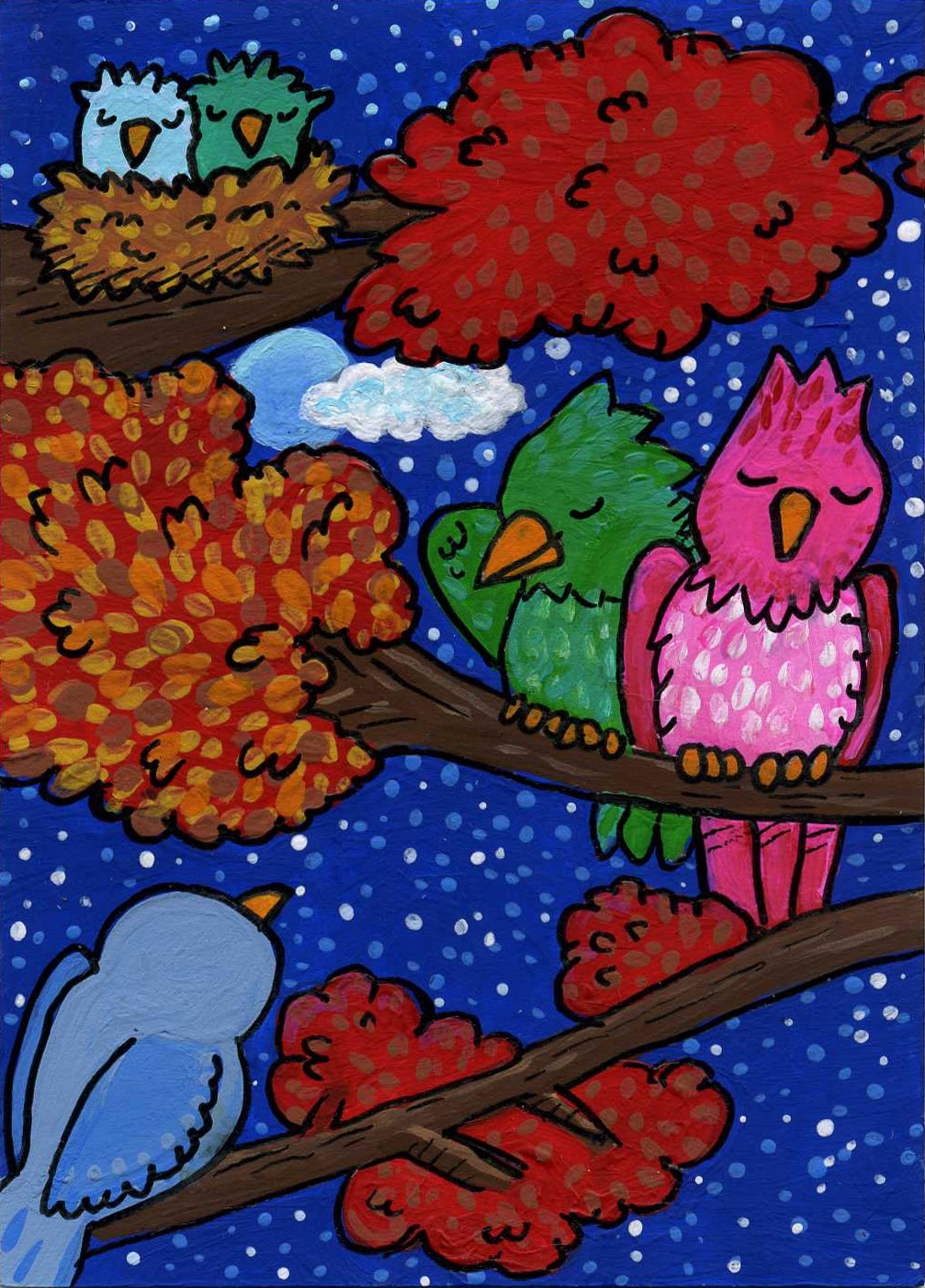 Bird Falling Deviantart Birds in Fall by CastleArt on DeviantArt