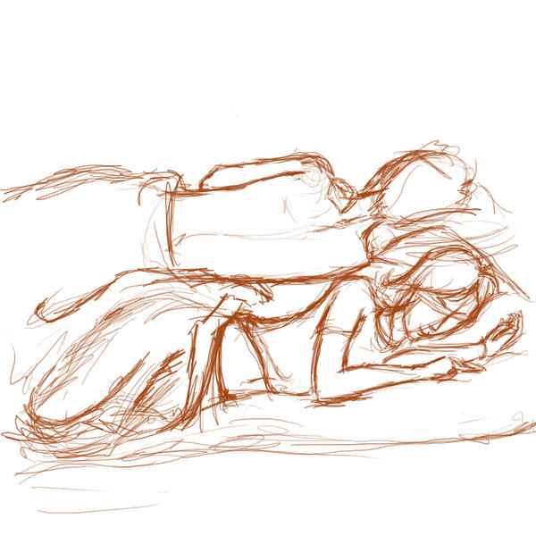 WIP SleepingCouple Sketchy