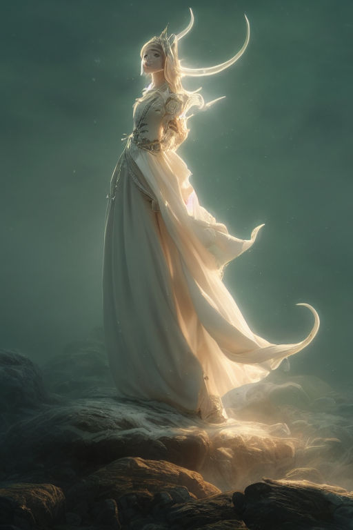 White Elf Queen Robe White Elf by Awnaldd on DeviantArt