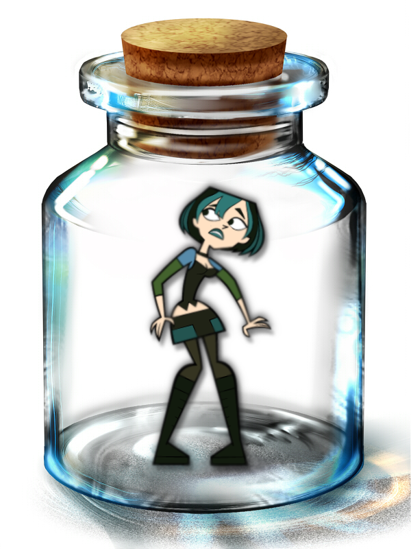 Gwen in a bottle