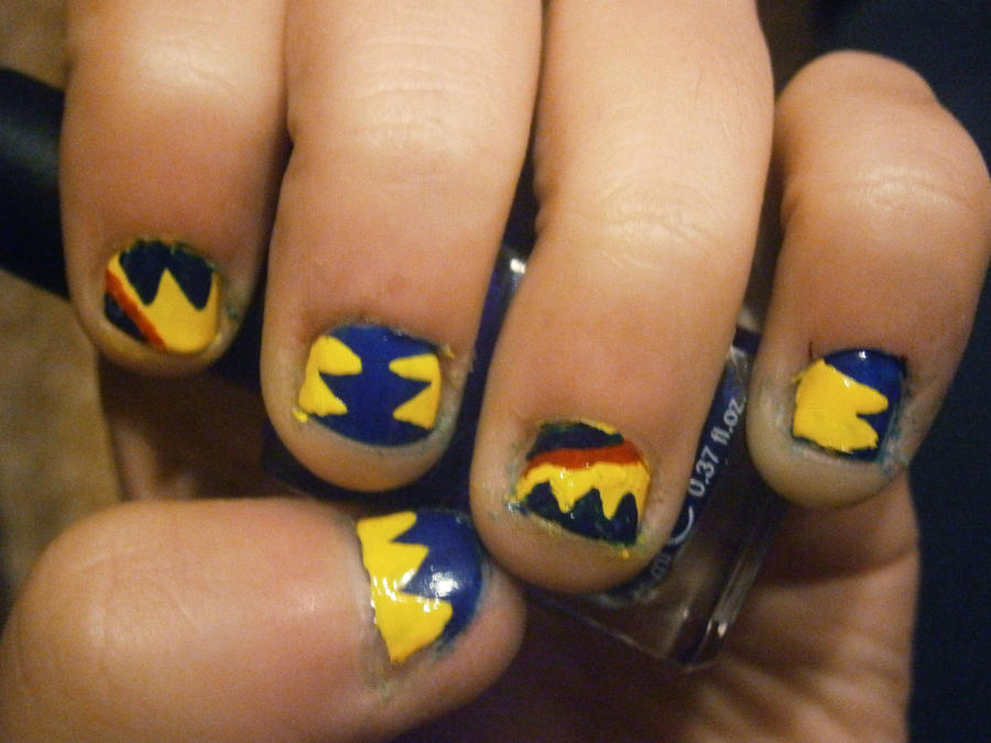 Wolverine inspired nail art