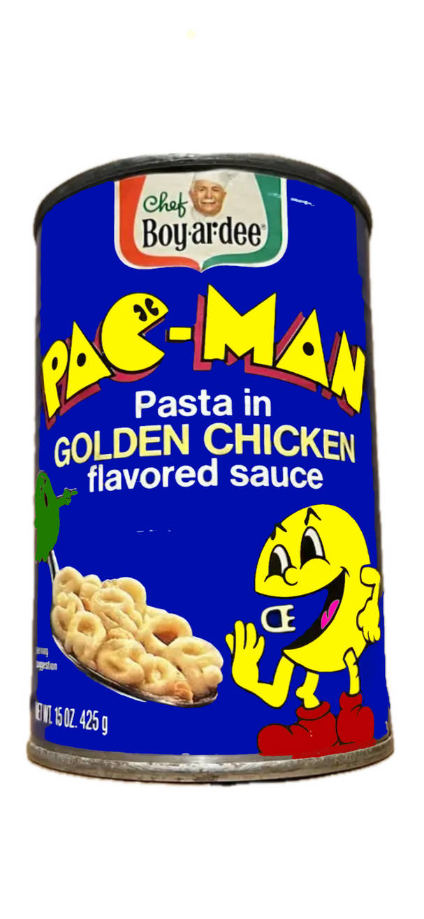 Pac Man Golden Chicken Flavor By Chef Boyardee by torrencox70 on DeviantArt