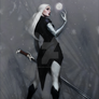 Veyomi and her dragon spear will raise the shadows