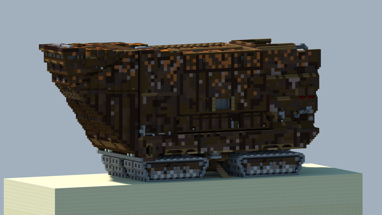 Sandcrawler Minecraft Minecraft Star Wars: Sandcrawler by Elcestrus on DeviantArt
