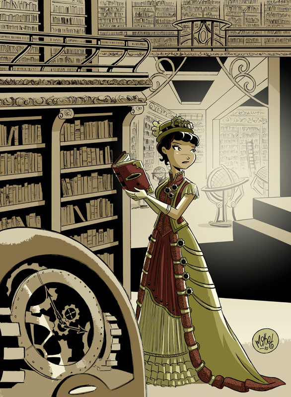 Steampunk Librarian