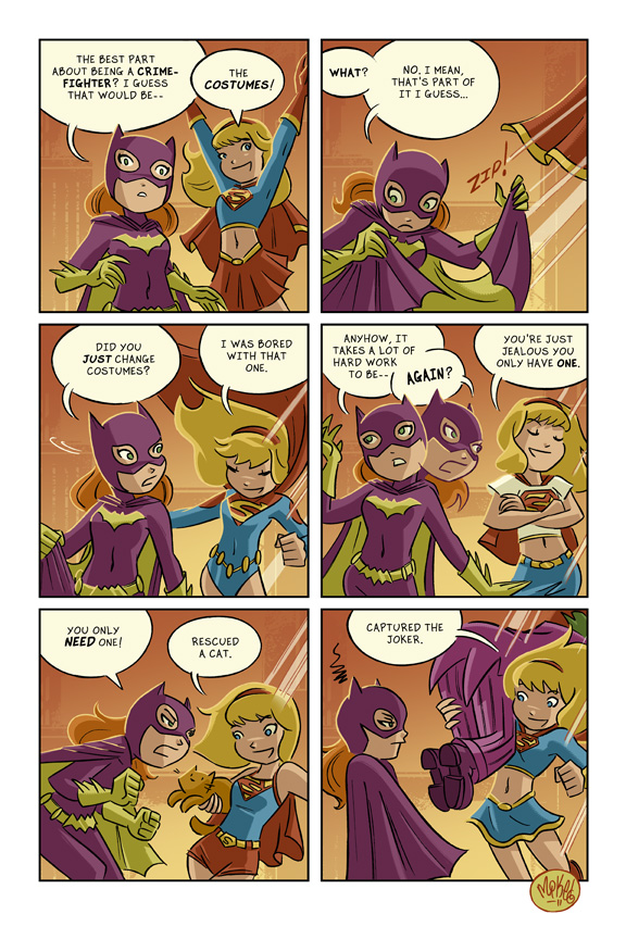 Supergirl Batgirl Comic