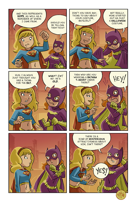 Supergirl Batgirl Comic 2