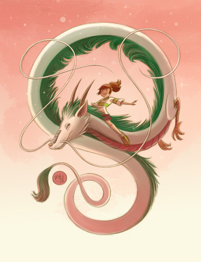 Chihiro and Haku