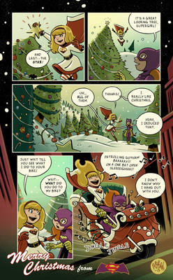 Another Merry Christmas from Batgirl and Supergirl