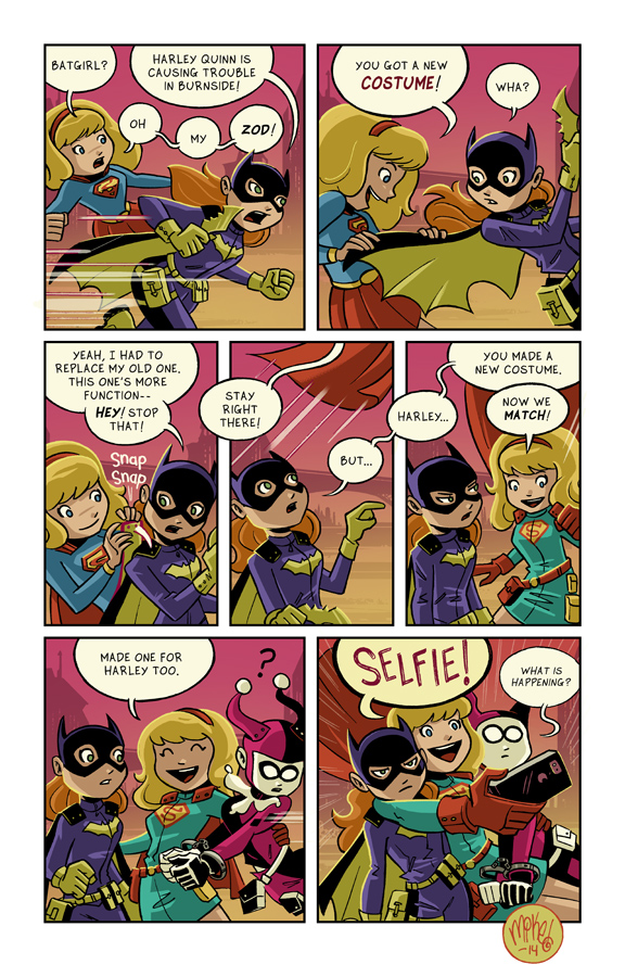 Batgirl (of Burnside) Supergirl Comic