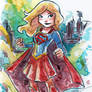 Watercolor: TV Supergirl