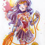 Watercolor: Wonder Woman