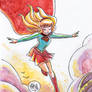Watercolor: Supergirl