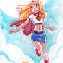 Watercolor: Supergirl