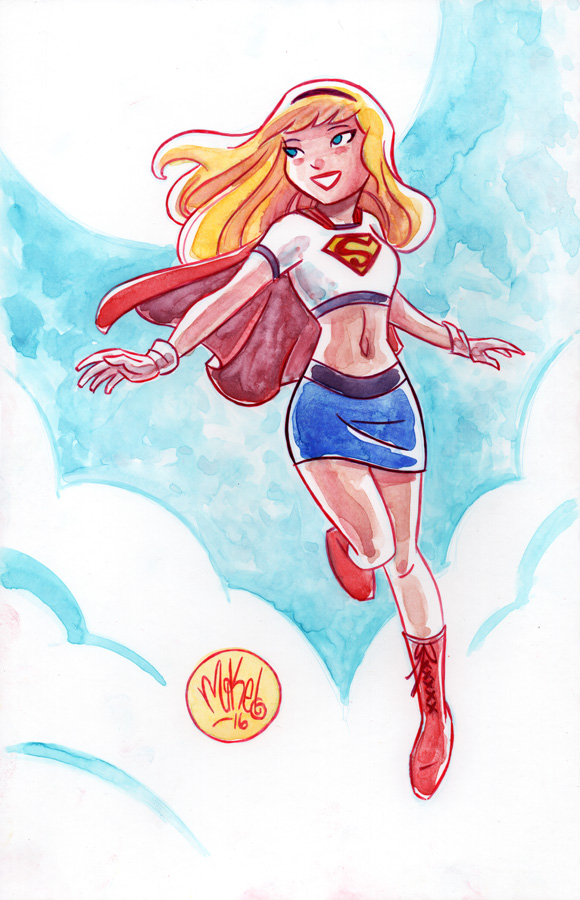 Watercolor: Supergirl