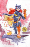 Watercolor: Batgirl by mikemaihack