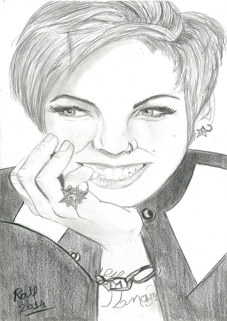 Pink Singer Drawing by RalfTurunen on DeviantArt