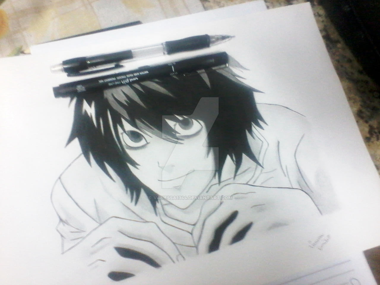 L Death Note by Vanessa1344 on DeviantArt
