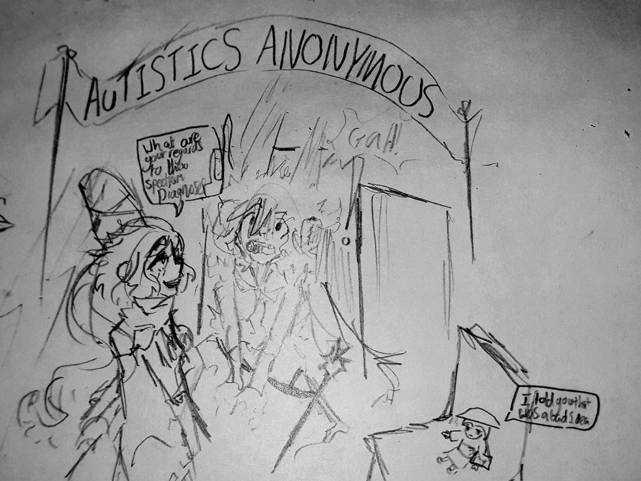 Autistics Anonymous by Nikorausu on DeviantArt