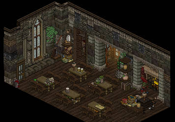 Leaky Cauldron Habbo / Chaudron Baveur Habbo