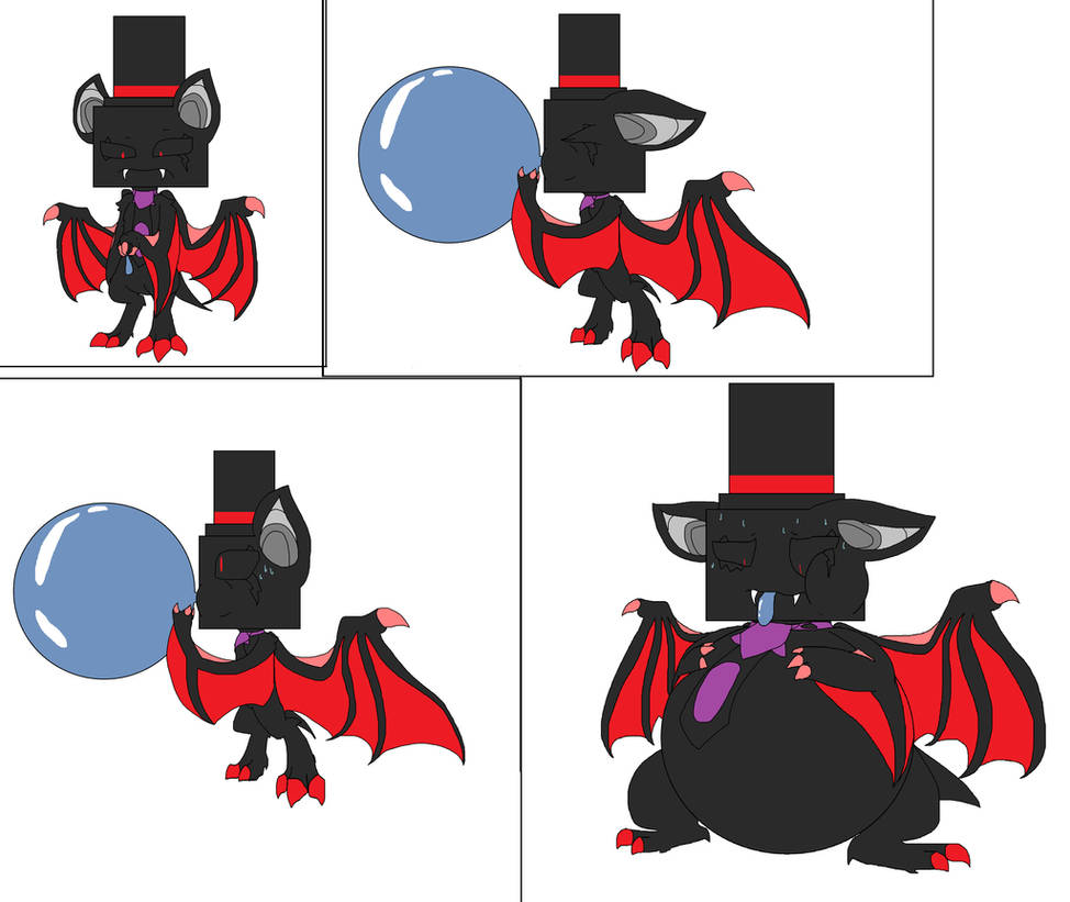 Rico The Vampire Bat Balloon Blowback Inflation by Glowkiebolt64 on ...