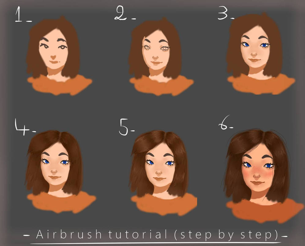 Airbrush Tutorials Airbrush tutorial (step by step) by RANIAbs on DeviantArt