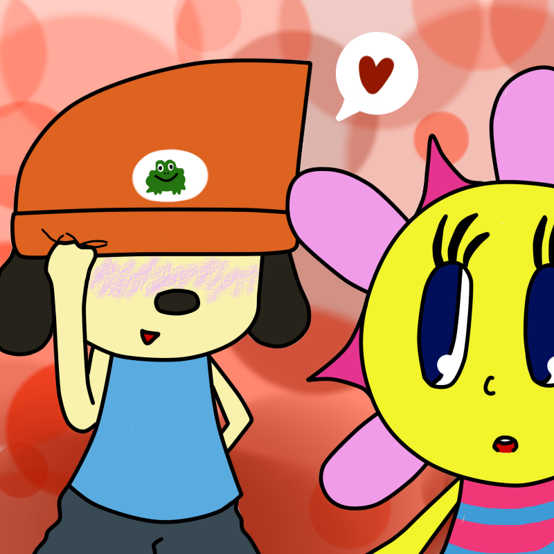 ✧ go back into your endless dream ✧ — Do you guys remember my PaRappa x  Sunny fankid