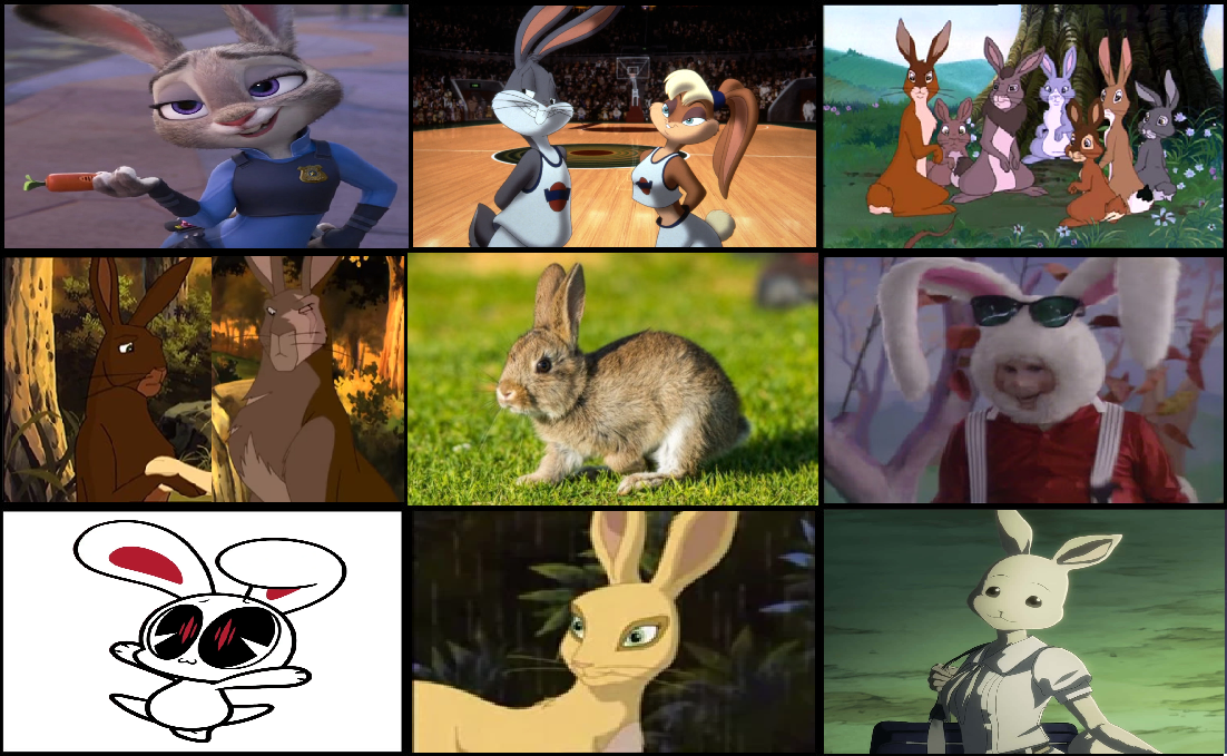 My Favorite Bunny/Rabbit Characters by LittleDragonLioness on DeviantArt
