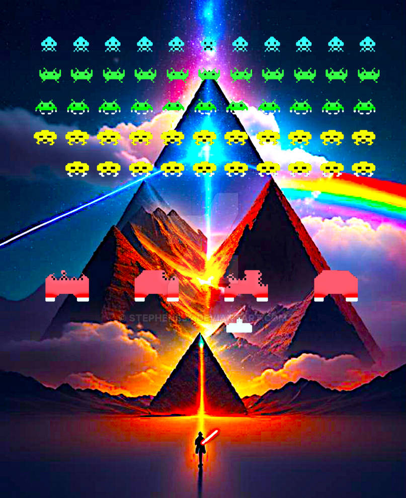 Space Invaders At The Darkside by Stephenbj4 on DeviantArt