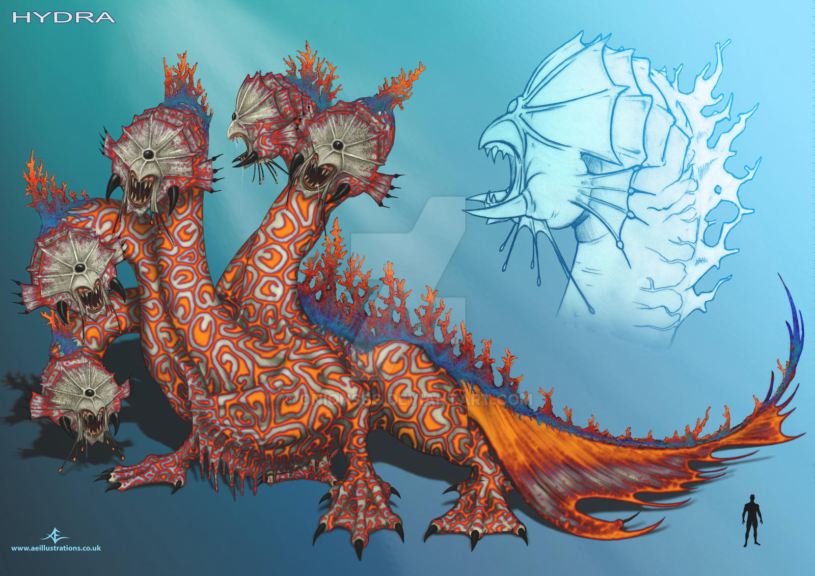 Hydra fullbody Colour by Onionsss on DeviantArt