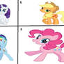 My Little Pony:Friendship is Magic: My top 6 Ponys