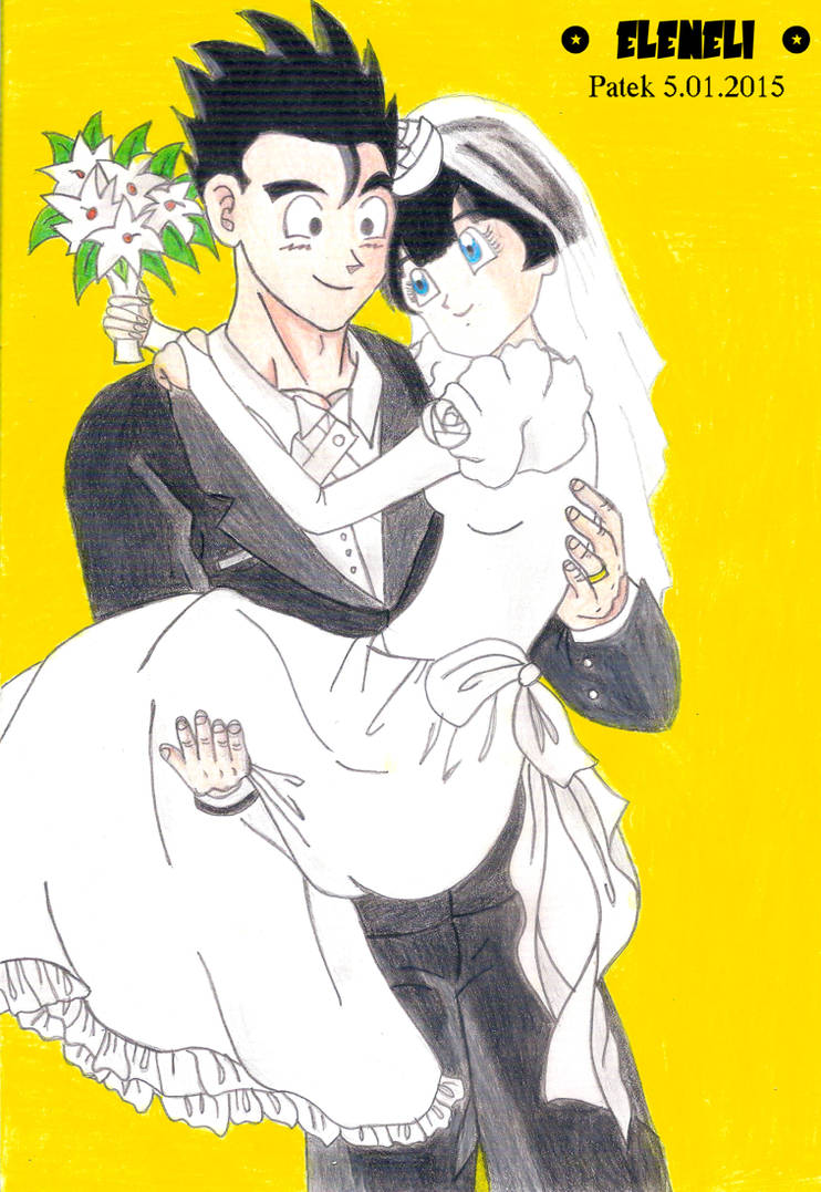 Gohan and Videl wedding by eleneli on DeviantArt
