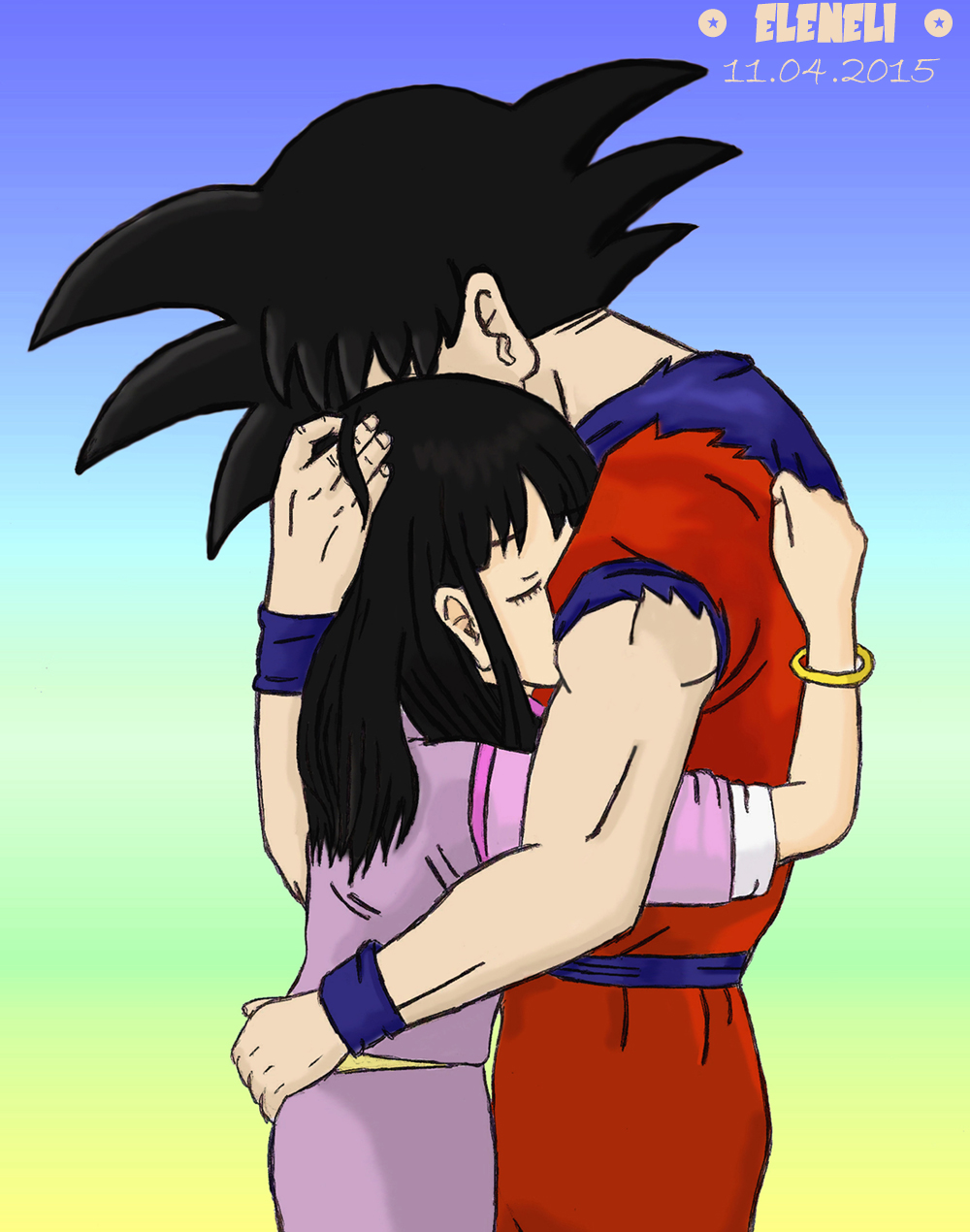 Don't leave me again - Goku and Chichi