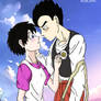 Gohan and Videl, before the first kiss (remake)