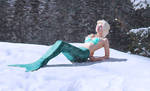 Snowbathing (Mermaid Elsa)