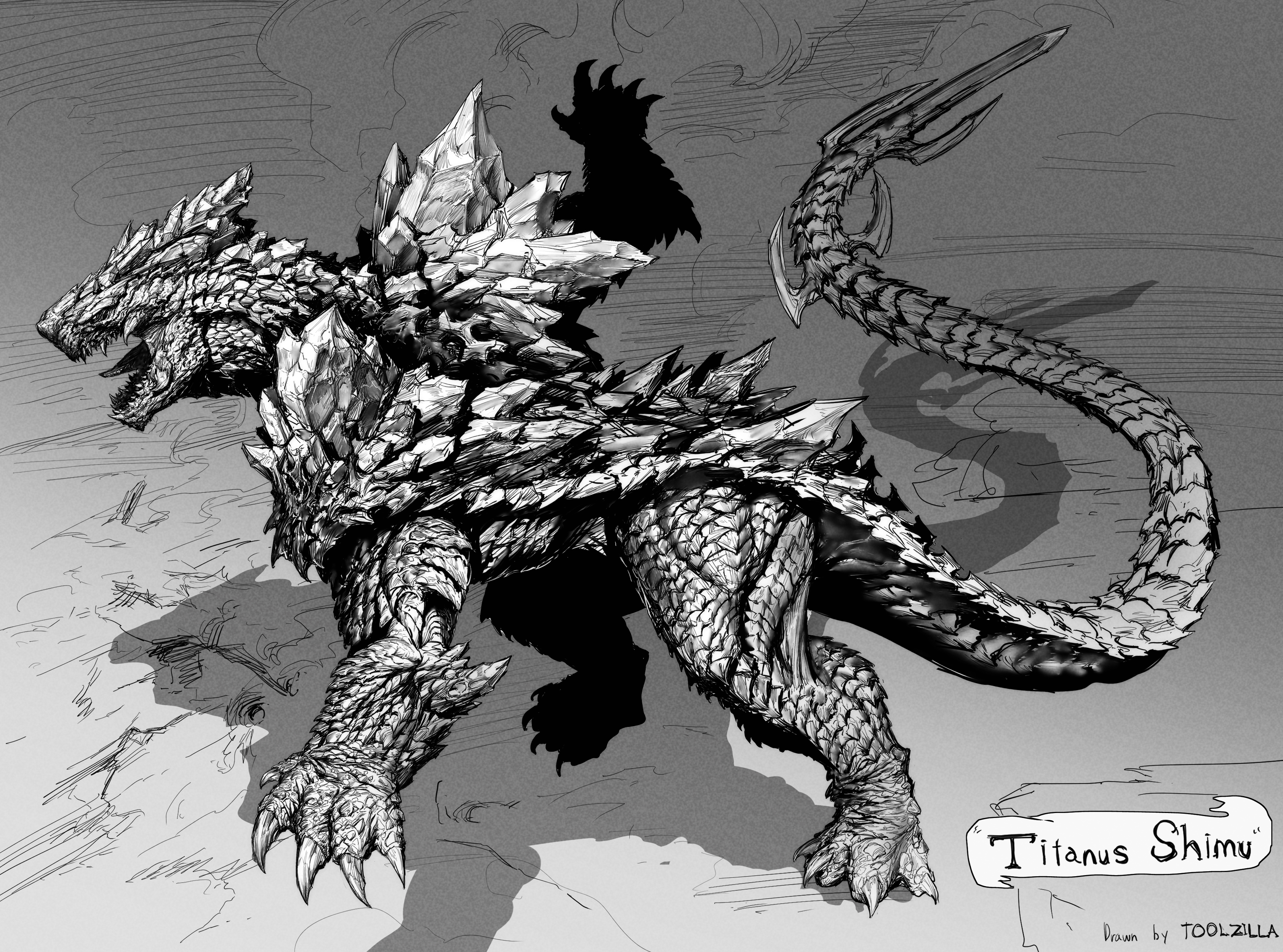 Titanus Mokele Mbembe by godzilla_fan_art  All godzilla monsters,  Godzilla, Fan art