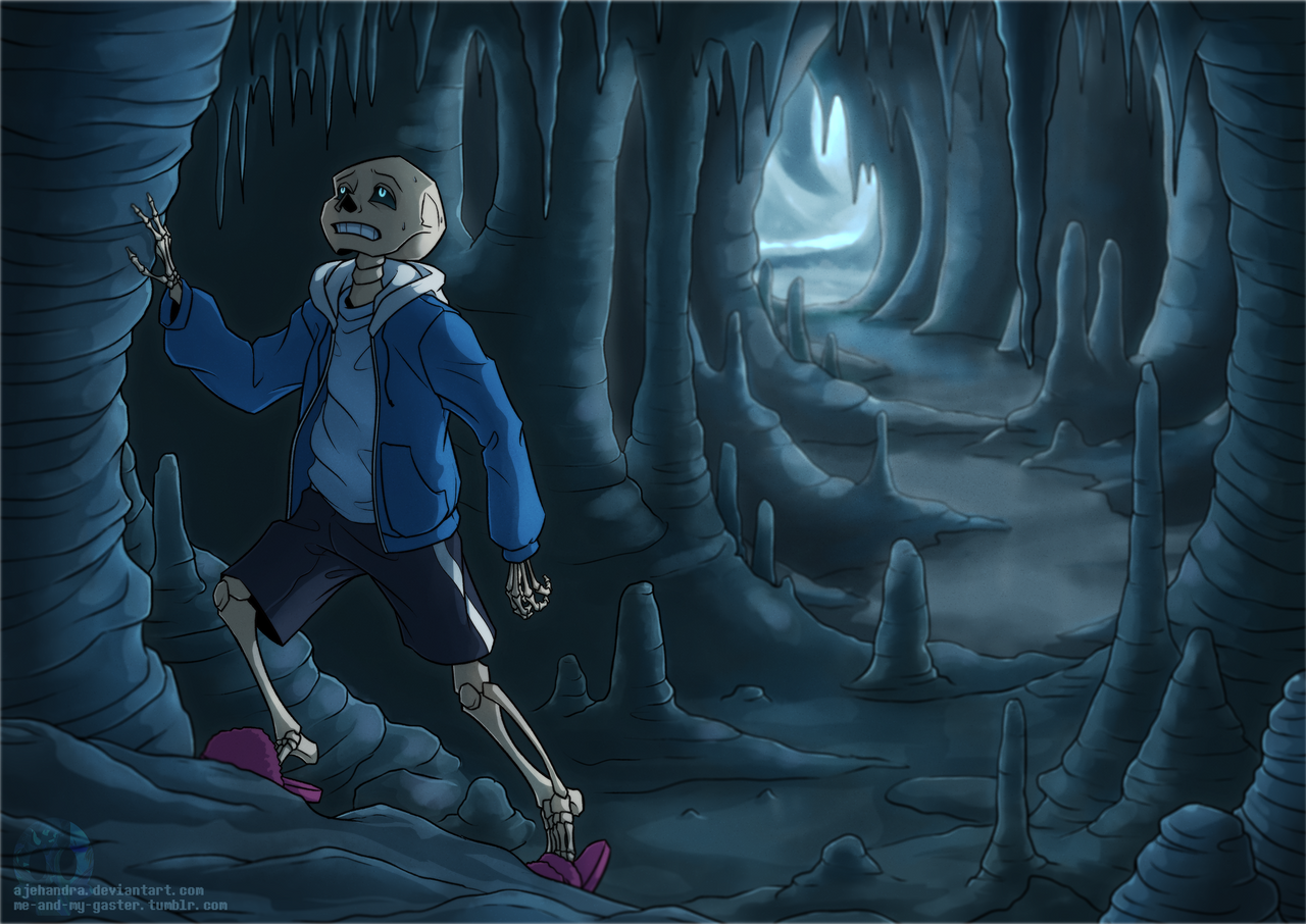 Deep Caverns by MeAndMyGaster on DeviantArt