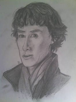 BBC sherlock portrait