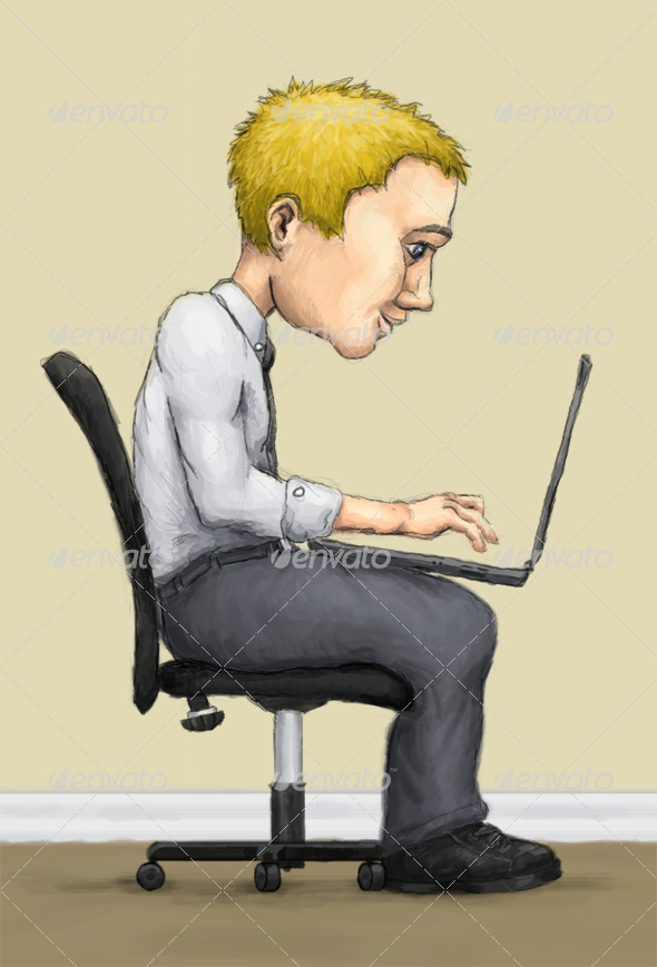 Man on Laptop