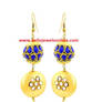 Bello Jewels - Blue Quartz Dangler Earrings