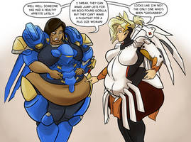 Fat Pharah and Mercy