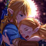BOTW: Link and Zelda Hug