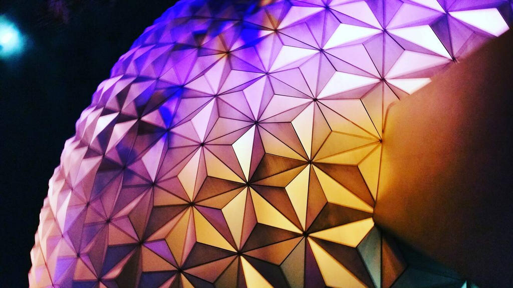 Epcot at Night :: Spaceship Earth