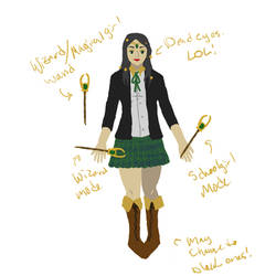 Lady Loki (Magickal!) Schoolgirl Variant Concept