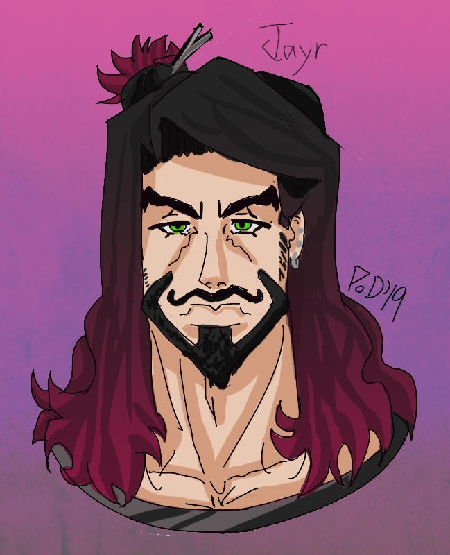 Jayr Front Head Shot by ParadiseofDarkness on DeviantArt
